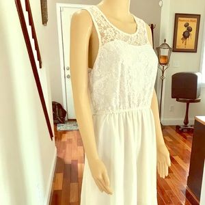 Vintage White Lace Dress